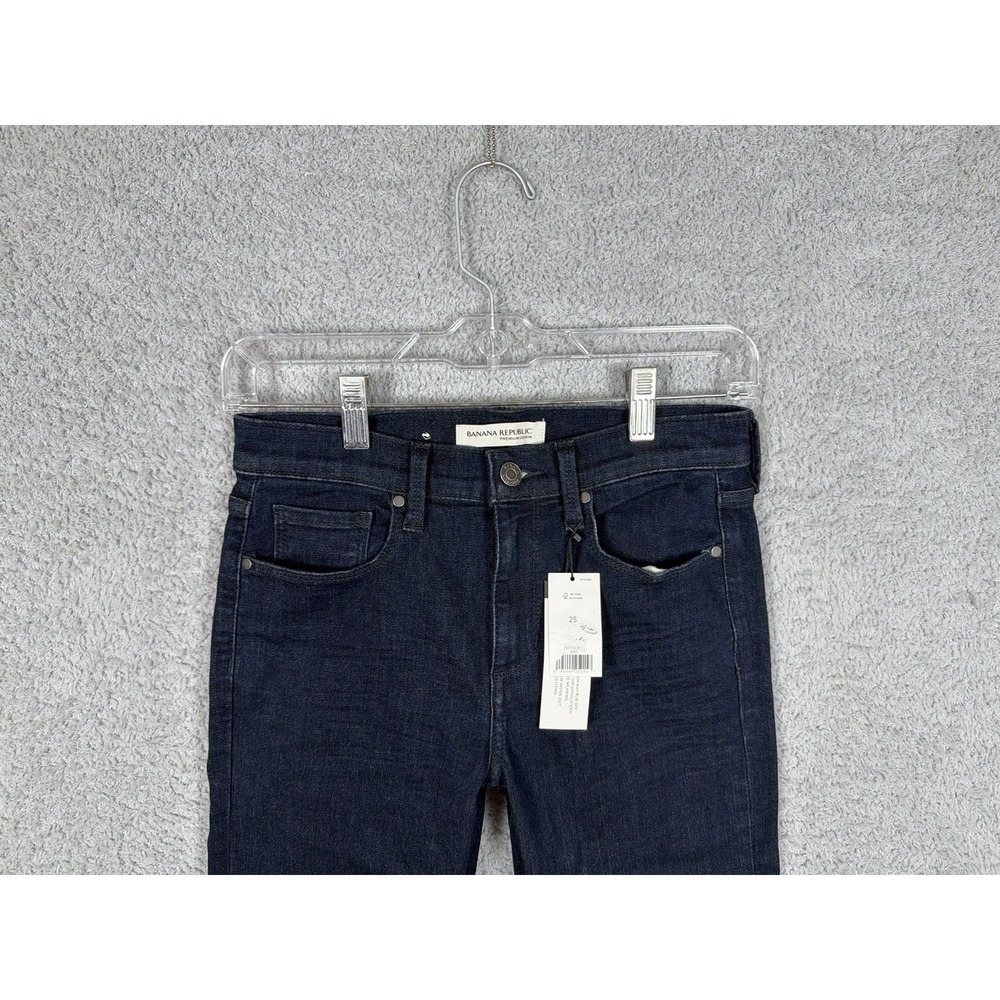 Banana Republic Women's Size 25 Dark Indigo Flare Rinse Bootcut Jean NEW - Picture 4 of 10